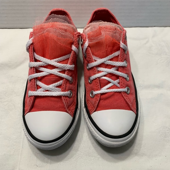CONVERSE ALL⭐️STAR BRIGHT PINK SNEAKERS EUC - Picture 1 of 8
